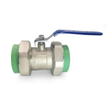 Valogin High quality 90*90 Brass Ball Valve With PPR pipe